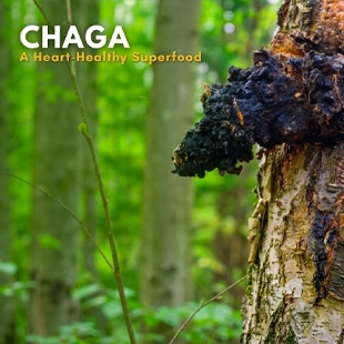 Chaga tea and mushroom coffee packaging