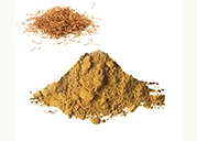 Close-up powder texture