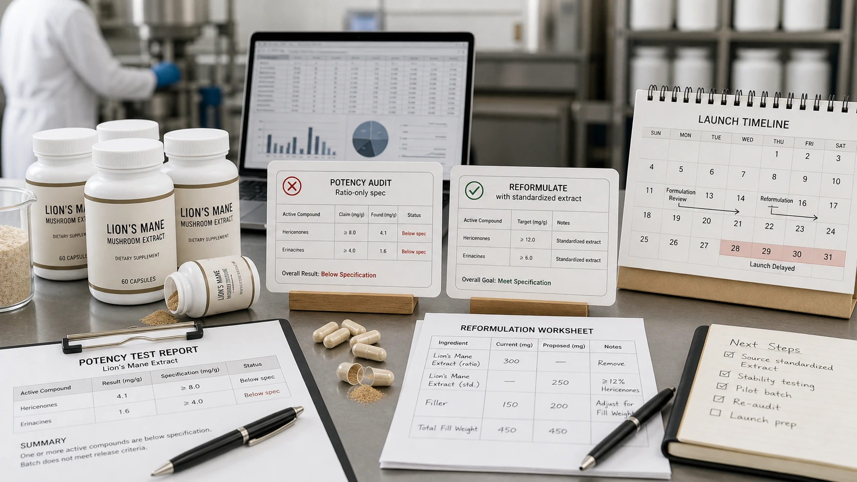 03 ratio only potency audit risk